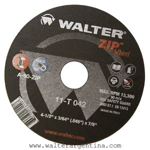 Disco de Corte 3 x 1,6 x 3/8 Walter Zipcut 11L313